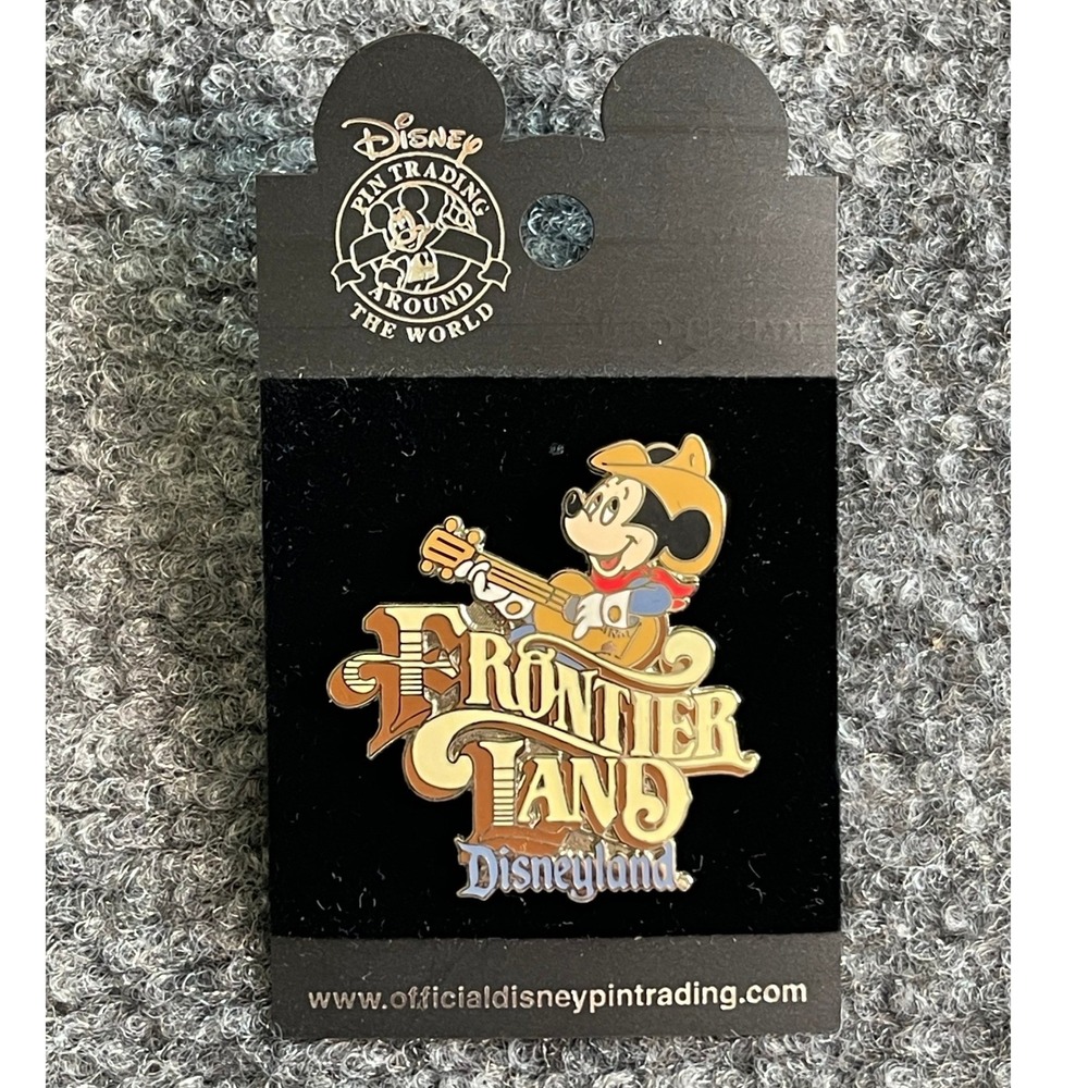 Disney‎ Pin Trading Around The World Frontierland Mickey Mouse Disneyland Pin